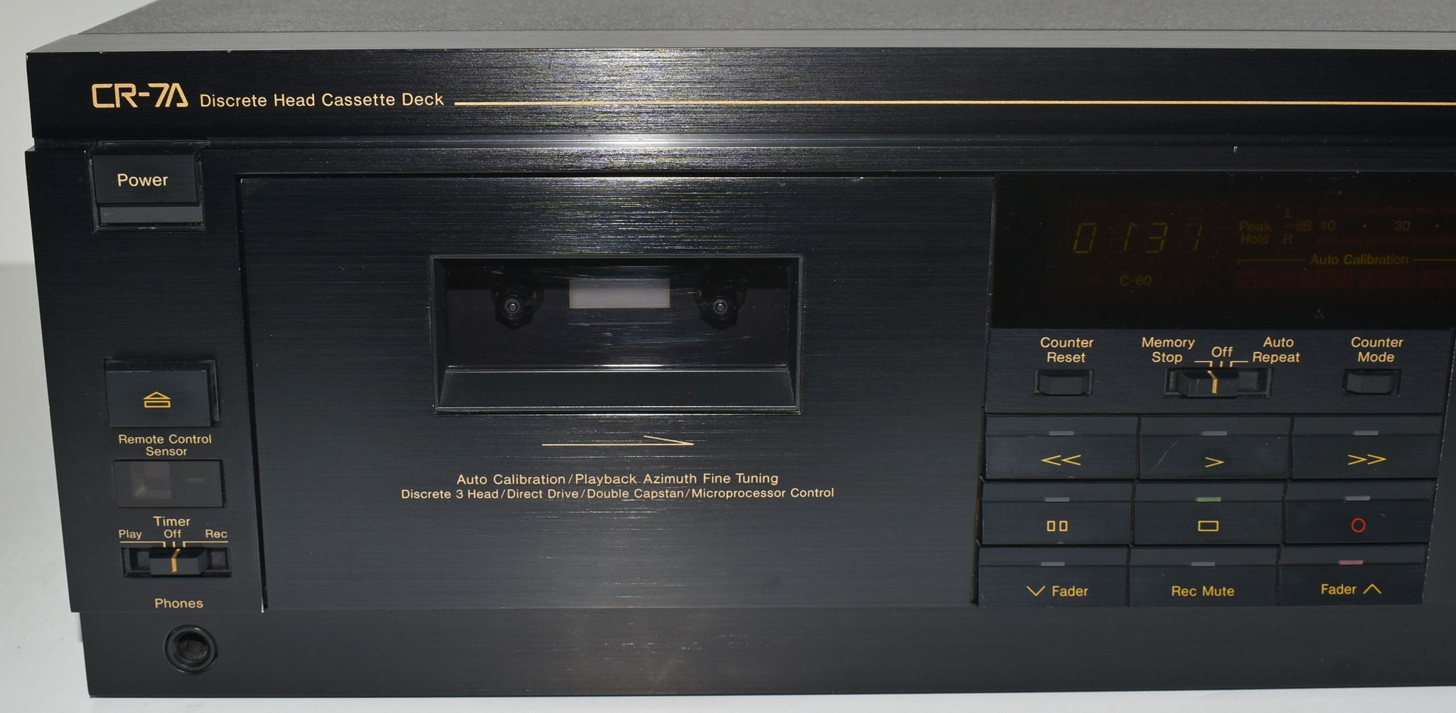 Item2of2 Nakamichi CR 7A 3-Head Stereo Cassette Tape De... 3