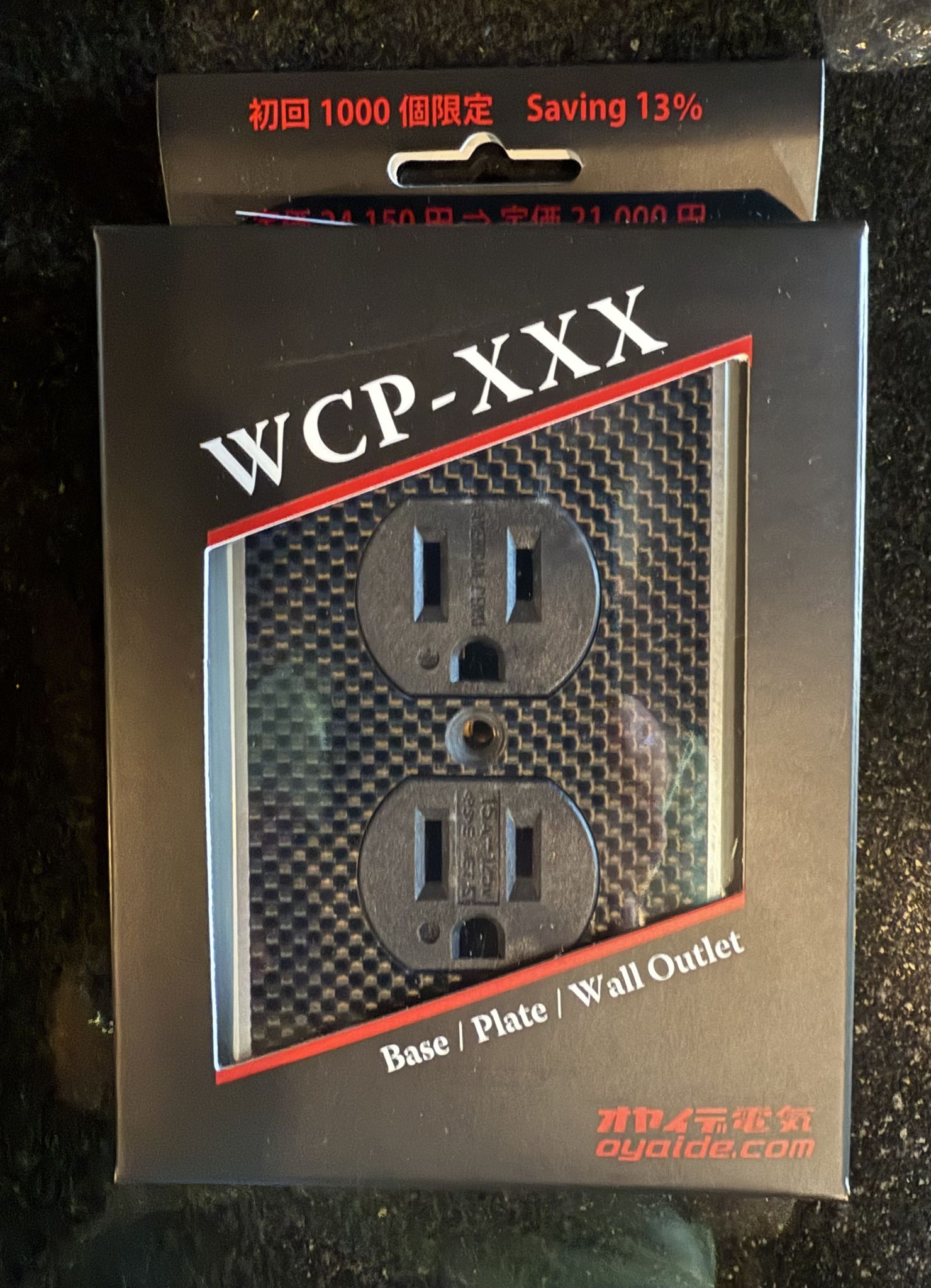 Oyaide WCP-XXX Base / Plate / Wall Outlet