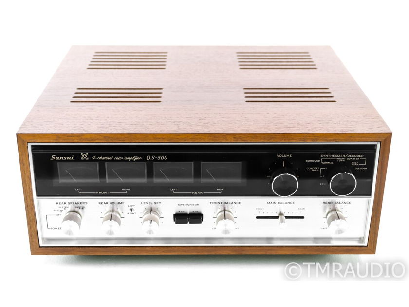 Sansui QS-500 Vintage Quadrophonic Amplifier; Collectable / MINT Original Box (30033)