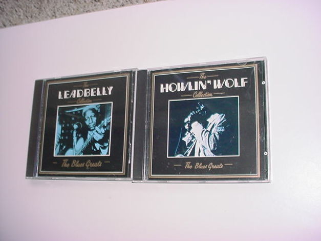 BLUES GREATS 2 CD'S Howling Wolf and Leadbelly collecti...