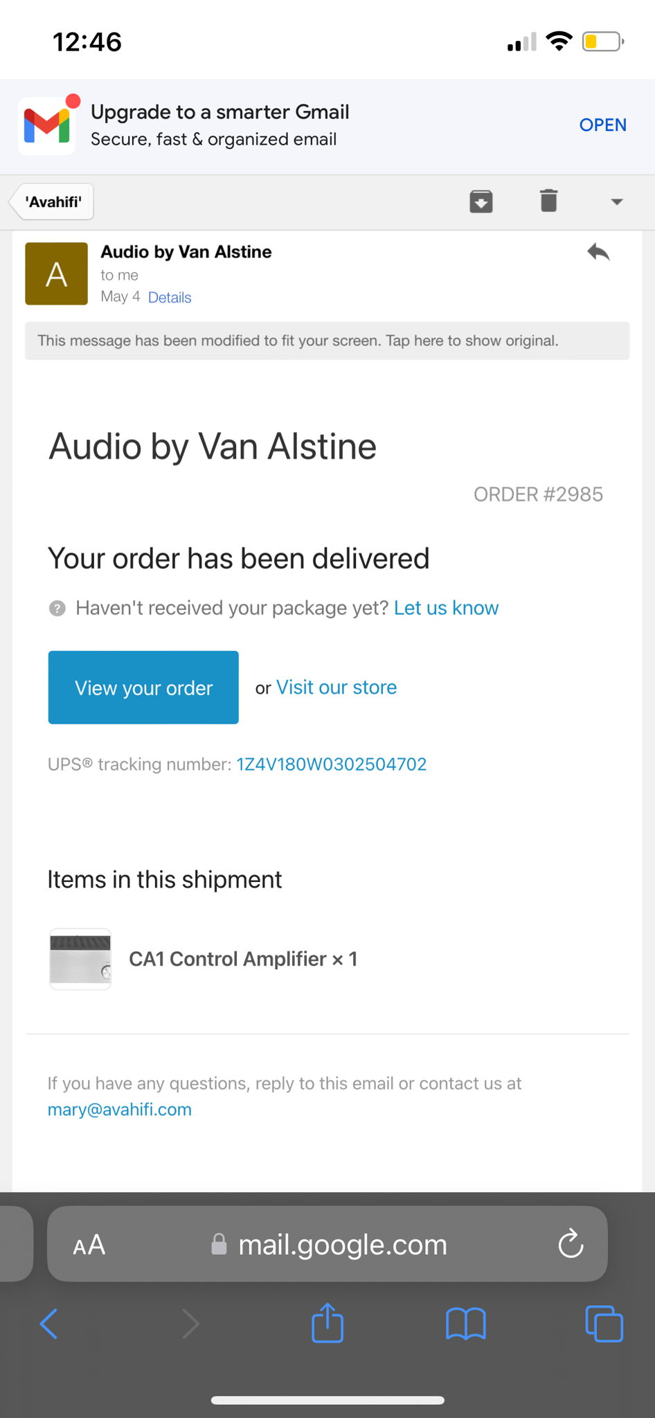 Audio by Van Alstine CA1 Control Amplifier 7