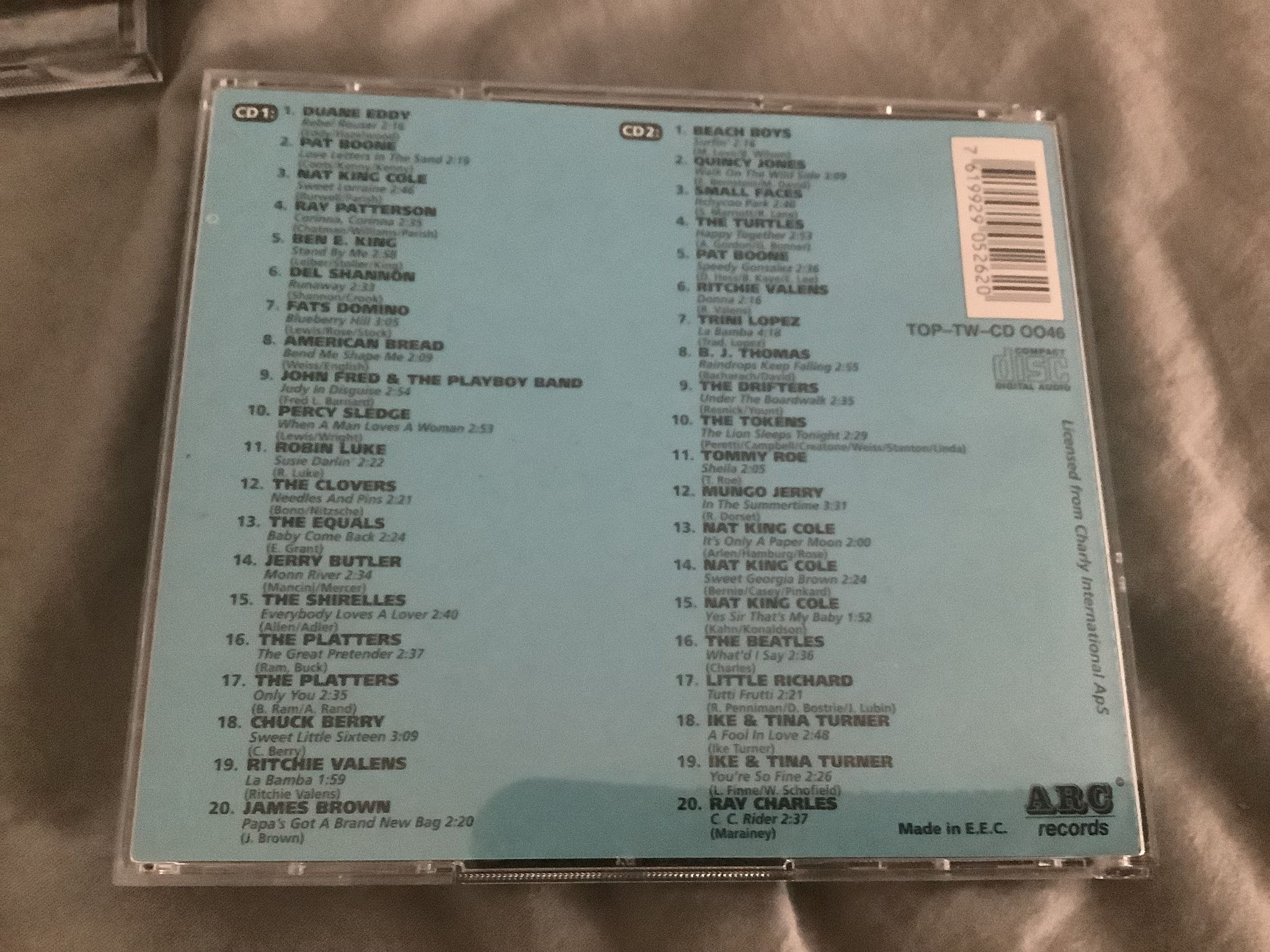 Various Artists 2CD Set 40 Number 1 Hits 2