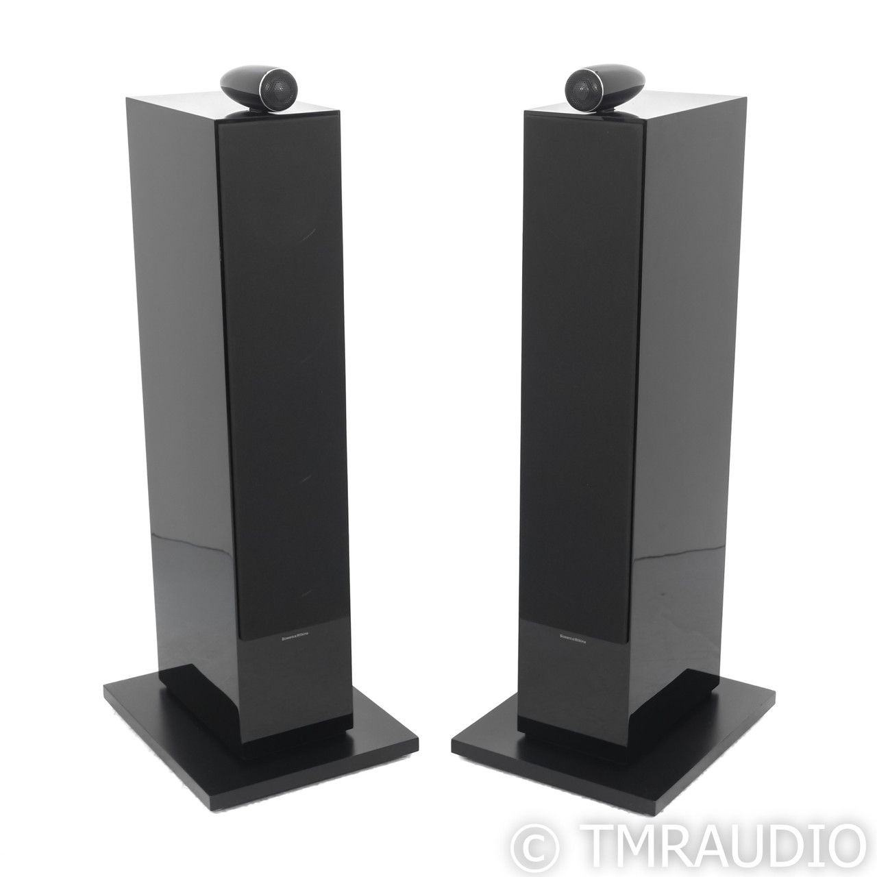 B&W 702 S2 Floorstanding Speakers; Black Pair (63986) 2