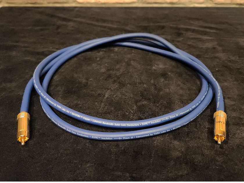 Tara Labs Prism 55 RCA Interconnects - 1M Pair
