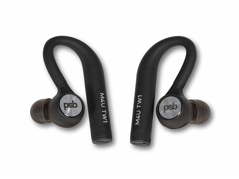 PSB M4U TW1 Wireless In-Ear Headphones; Black; Bluetooth (New) (20425)