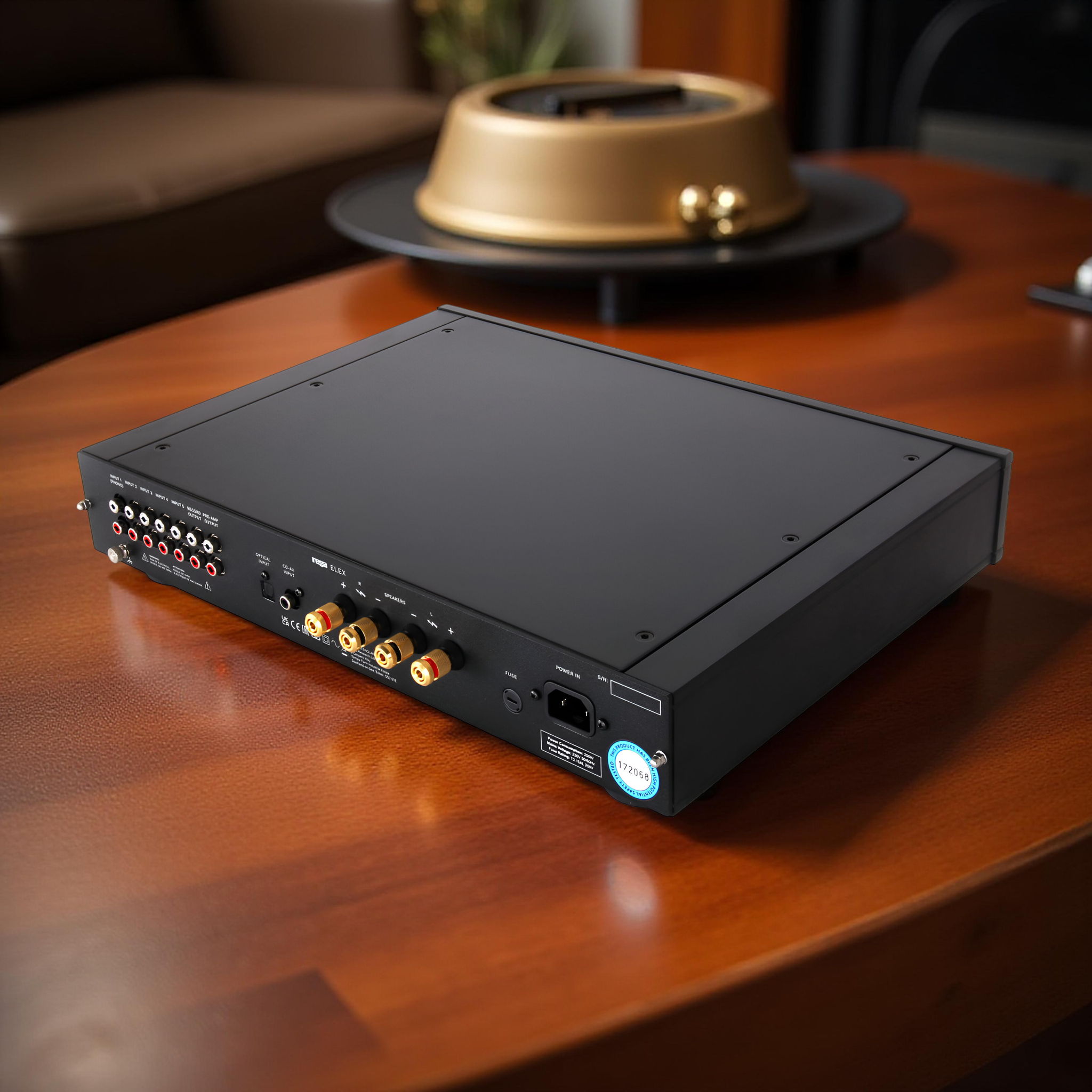 Rega Elex MK4 Award-Winning Integrated Amplifier - Black 9