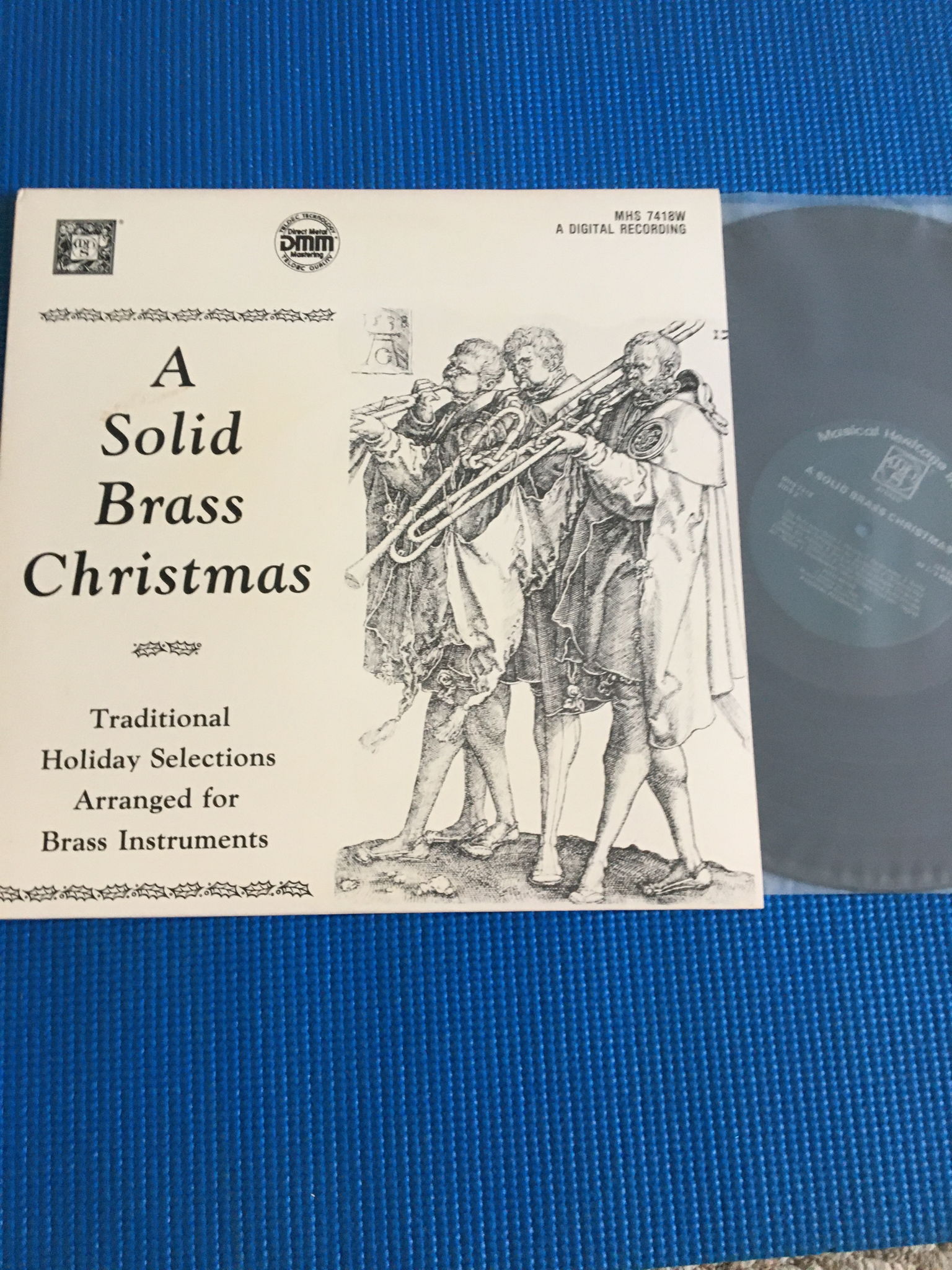 MHS a solid brass Christmas Lp record  Musical heritage...