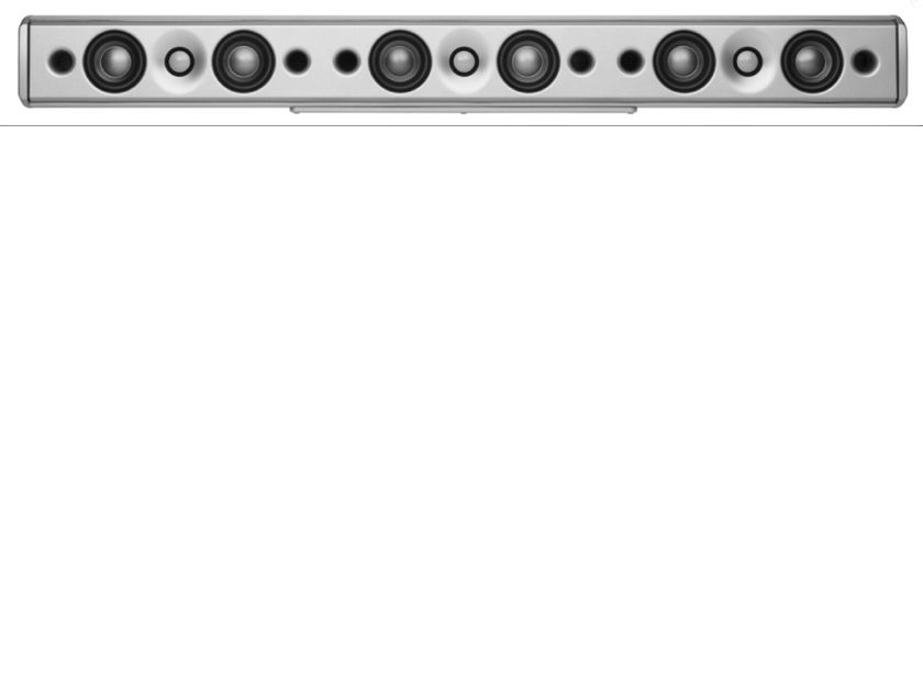 Revel soundbar top