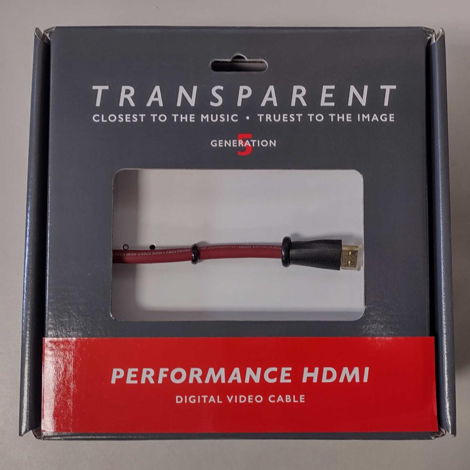 Transparent Performance HDMI Cable, 20FT