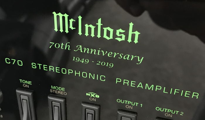 McIntosh, C70, 70th Anniversary Tube Pre-Amp, New Cond...