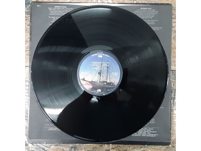Crosby, Stills & Nash - CSN 1977 NM Vinyl LP Atlantic Records SD 19104