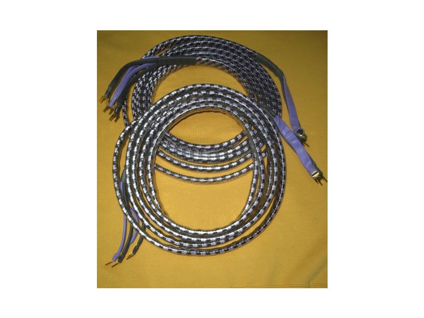 Analysis  Plus Solo Crystal Oval 8 Biwire Speaker Cables  *14 Foot Pair* W/Spades