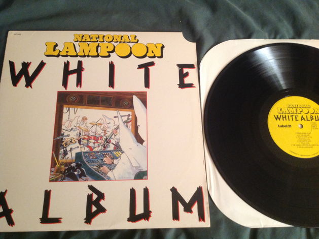 National Lampoon White Album Label 21 Records Promo Sti...