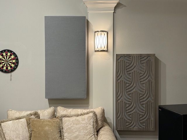 Sidewall -- acoustic panels