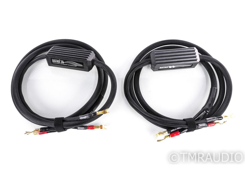 MIT Cables Matrix 28 Speaker Cables; 8ft Pair w/ Iconn Connectors (20244)