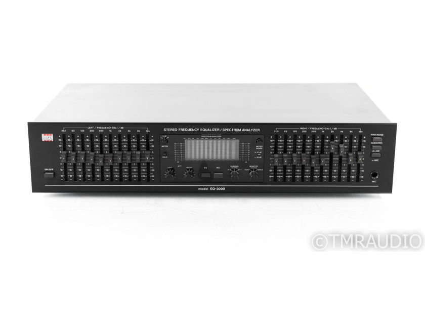 BSR EQ-3000 Stereo Equalizer / Spectrum Analyzer; EQ3000; 10-Band (22576)