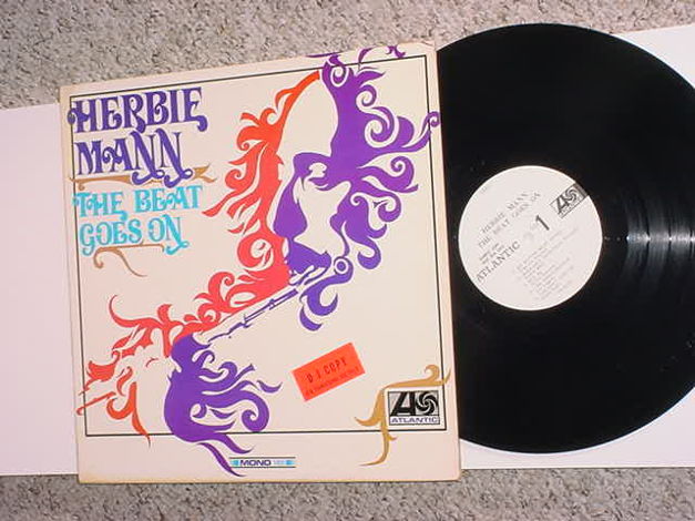 jazz Promo copy lp record - Herbie Mann the beat goes o...