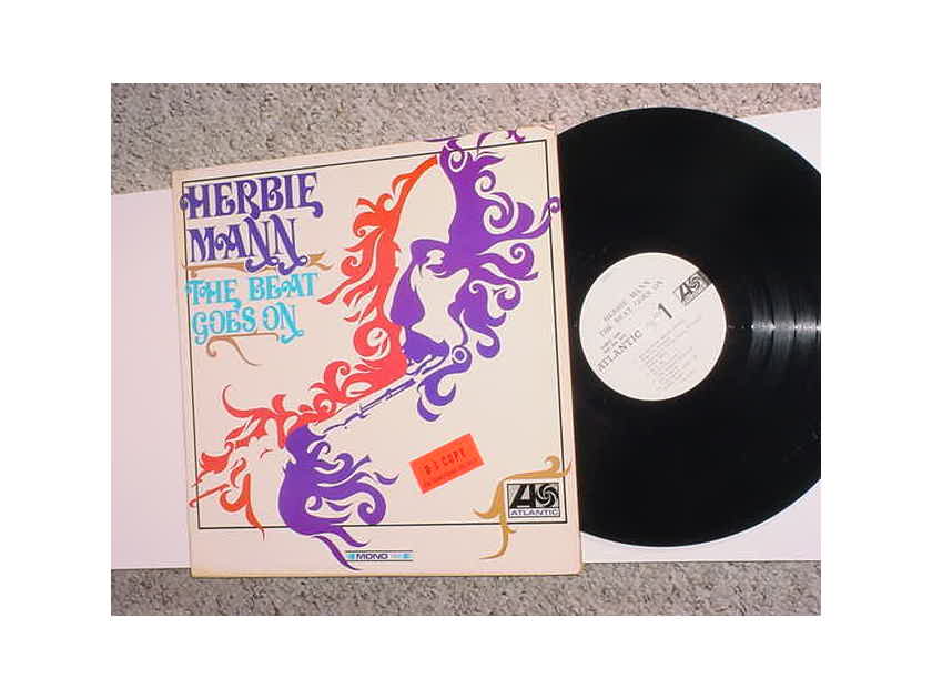 jazz Promo copy lp record - Herbie Mann the beat goes on mono Atlantic white lable promo 1483
