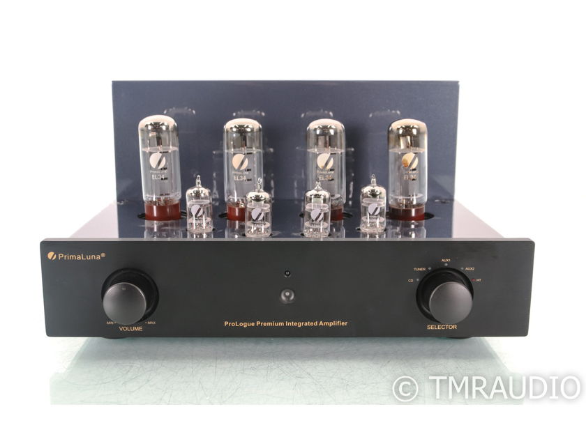 PrimaLuna ProLogue Premium Stereo Tube Integrated Amplifier; Black (No Remote) (48283)