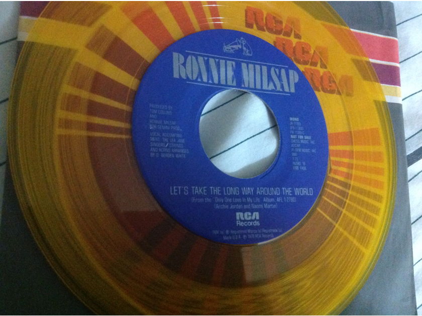 Ronnie Milsap Promo Mono/Stereo Yellow Vinyl 45 RCA Records