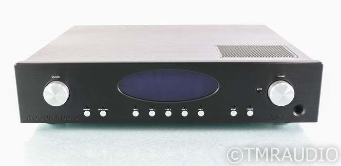 Rogue Audio RP-7 Stereo Tube Preamplifier; Remote; Blac...