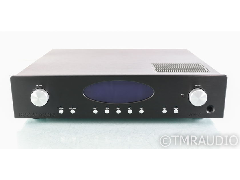 Rogue Audio RP-7 Stereo Tube Preamplifier; Remote; Black; RP7 (39483)