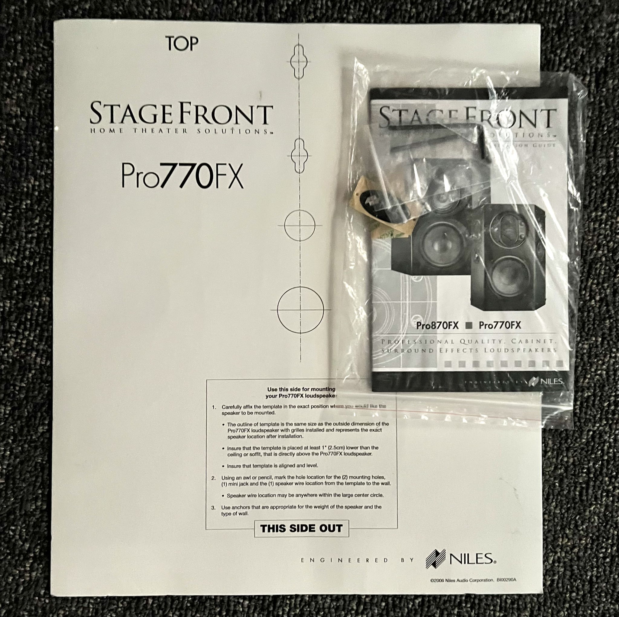 Niles Audio Pro870FX Reference on wall Surround Speakers: 10