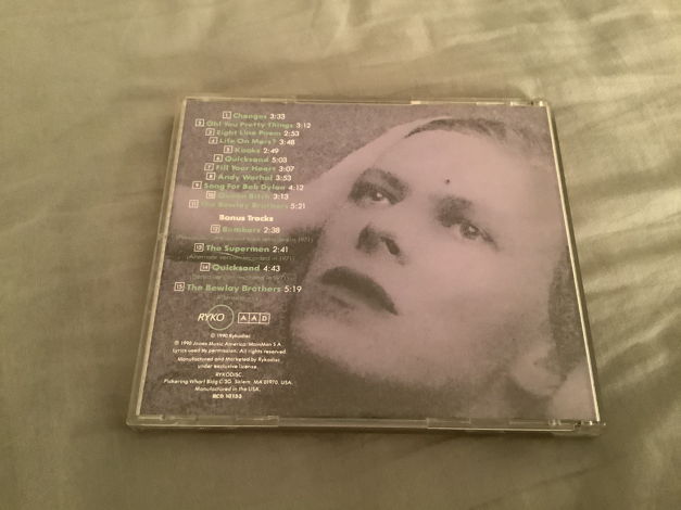 David Bowie Rykodisc With Bonus Tracks  Hunky Dory