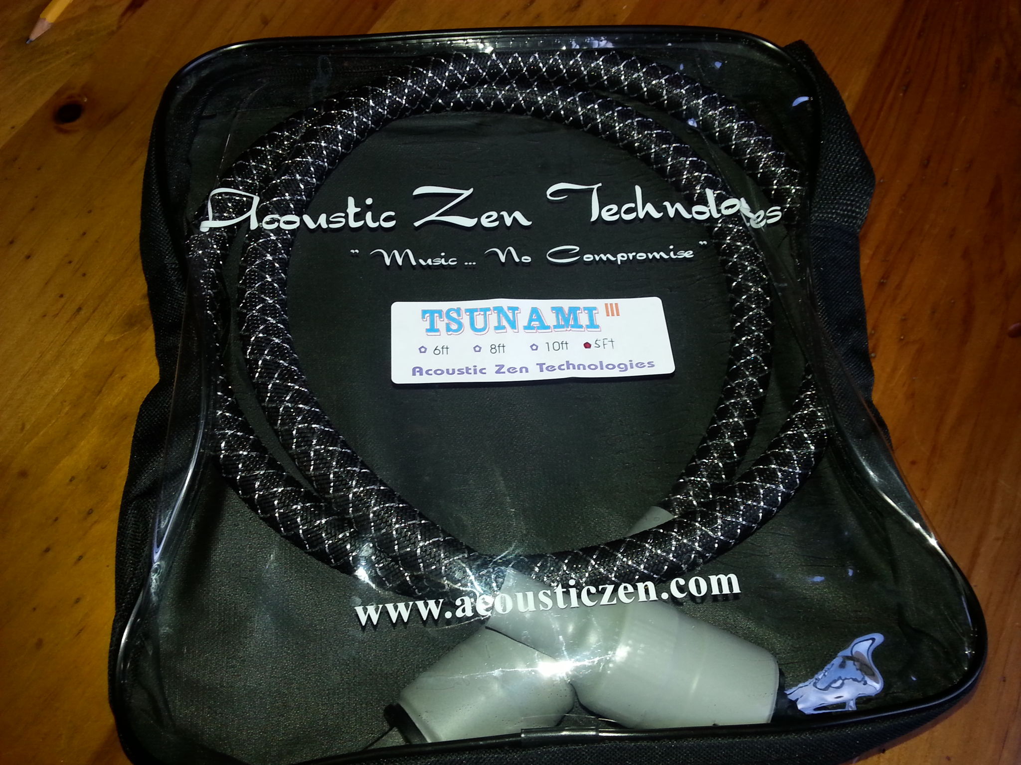 Acoustic Zen Tsunami III power cable demo with warranty... 2