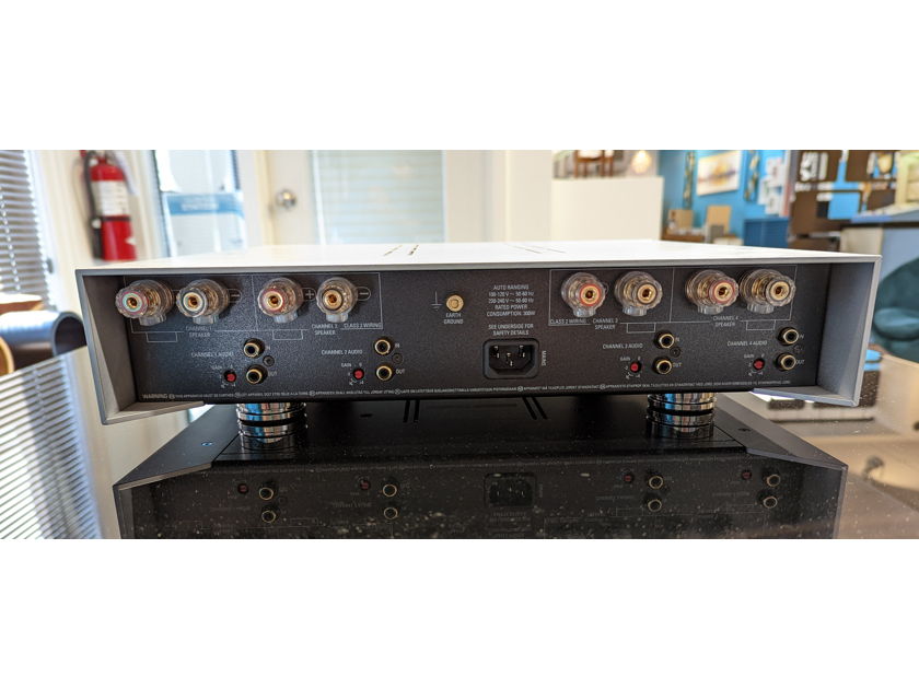 LINN Akurate 4200 4-Ch Power Amp (Silver): Excellent Trade-In; acX Wrnty; 62% Off; Free Shipping
