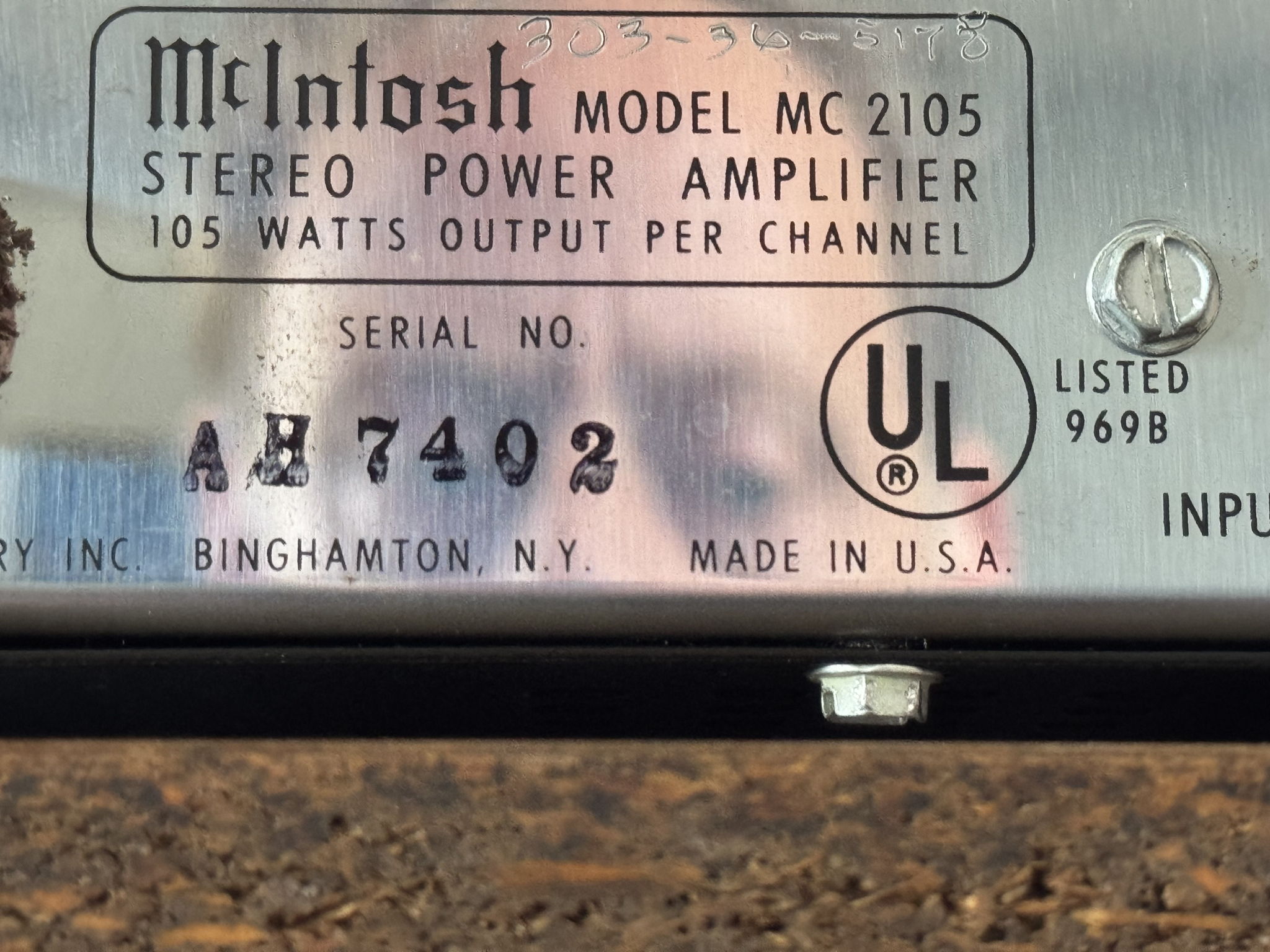 McIntosh MC-2105 AND C33 Preamp! FULLY RESTORED with 1 ... 13