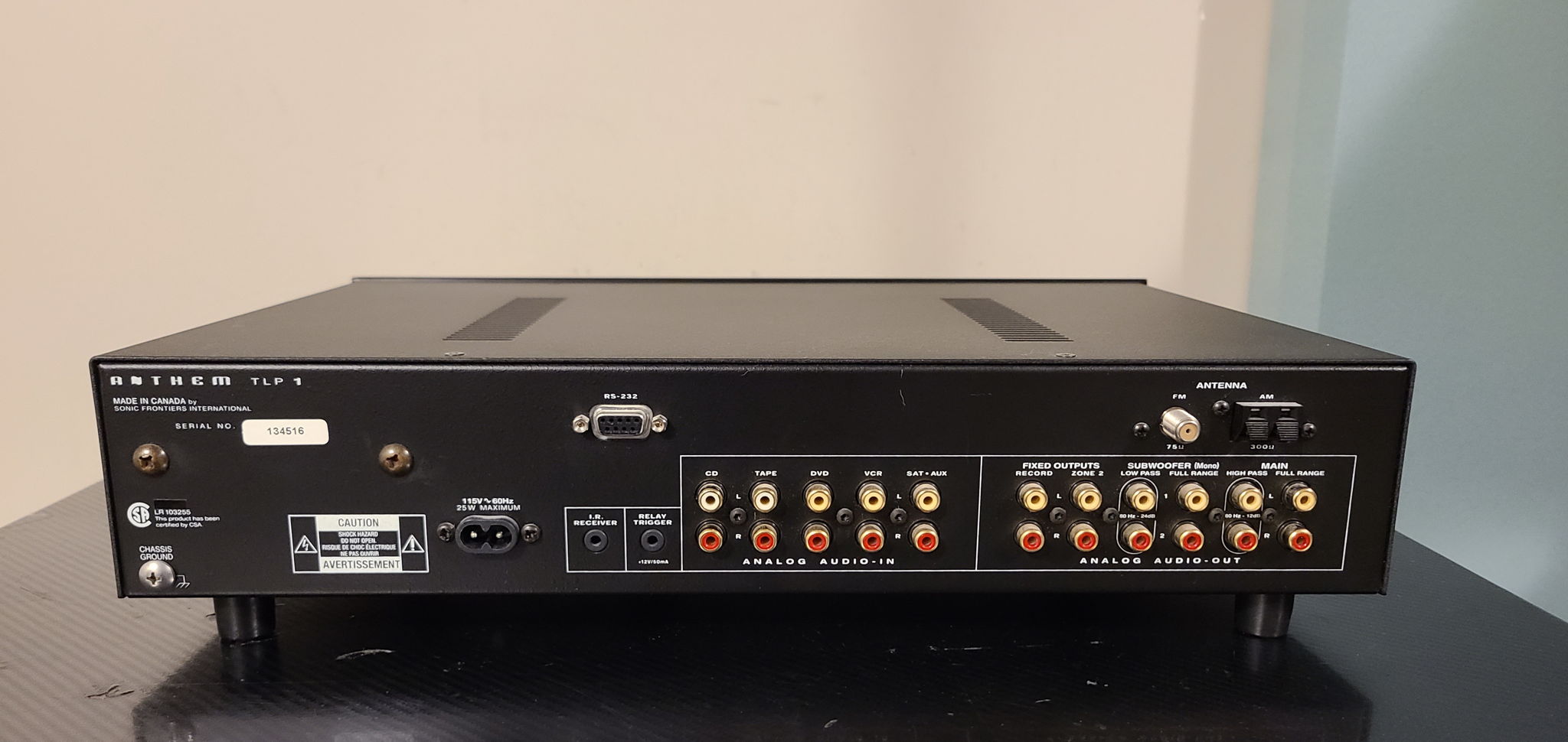 Anthem TLP-1 Stereo Preamplifier 6