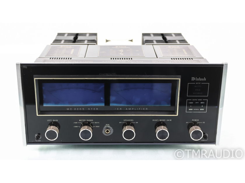 McIntosh MC2205 Vintage Stereo Power Amplifier; MC-2205 (23490)
