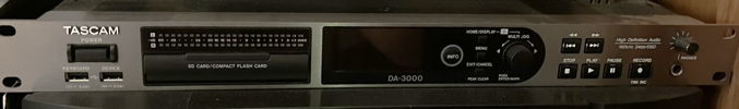Tascam DA-3000 PCM/DSD Digital Recorder