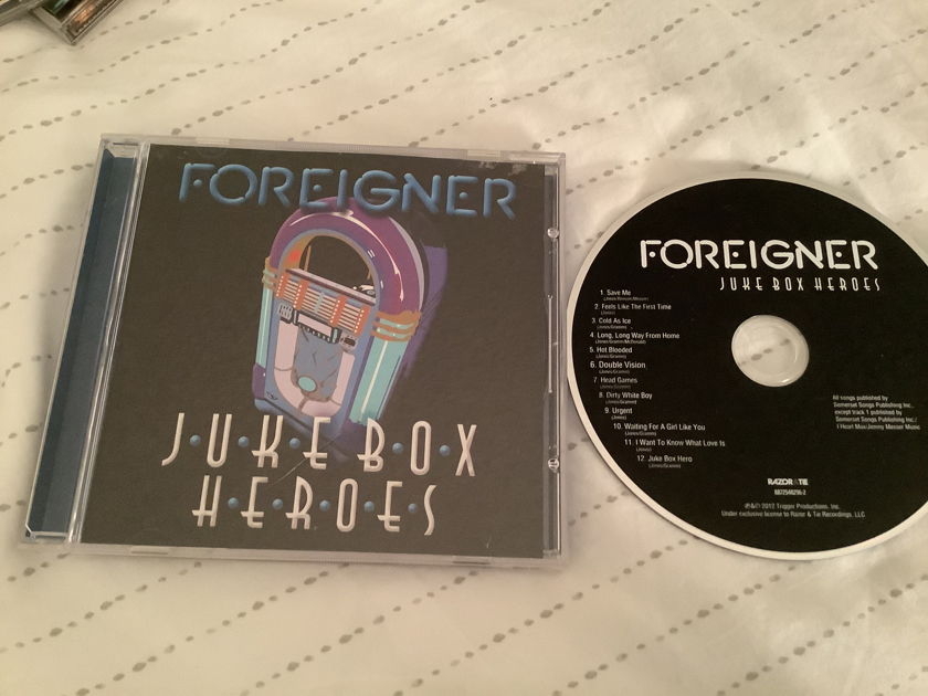 Foreigner Razor & Tie Records  Juke Box Heroes