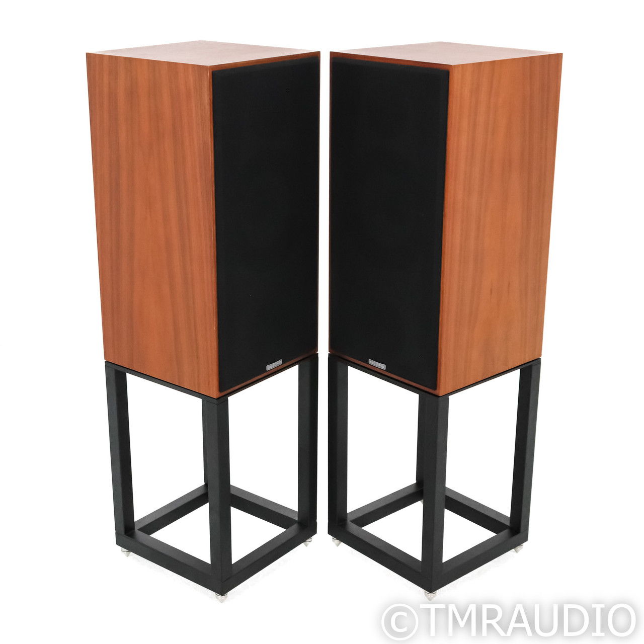 Mission 770 Bookshelf Speakers; Walnut Pair with Stands... 2