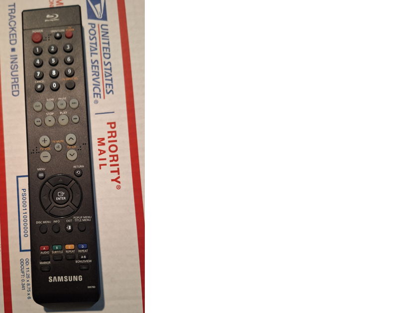 Samsung BLU RAY DVD model 00070D Remote Control Brand New