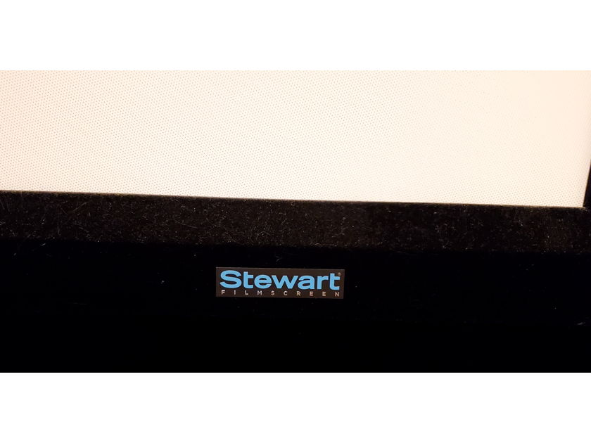 Stewart Filmscreen StudioTek 130 G3 AT screen with Luxus Deluxe Fixed Wallscreen