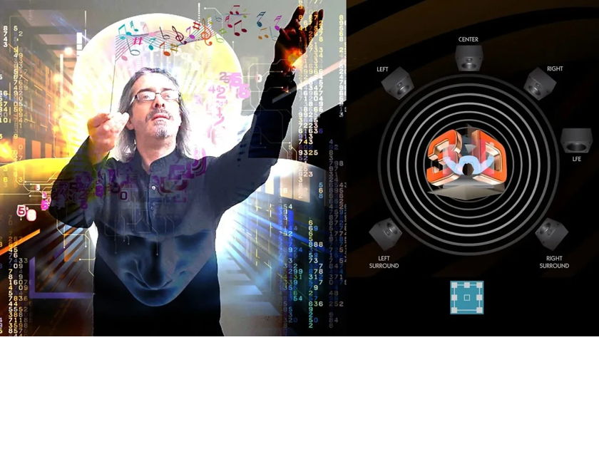 Alexander Golberg Jero Electronic Music Soundscapes: Element - Custom Audio Art of Systematism Blu-ray Audio Disc with Artist Signature