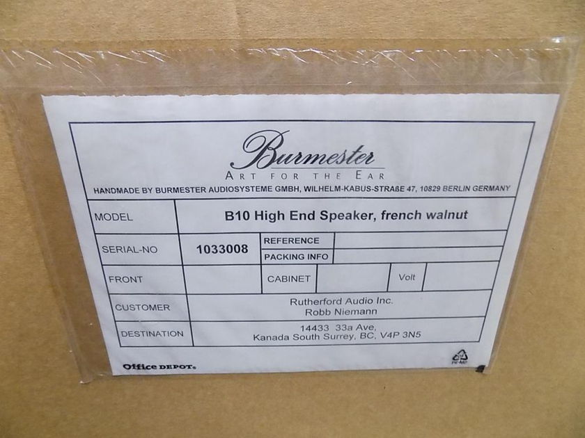 Burmester B10 Speakers