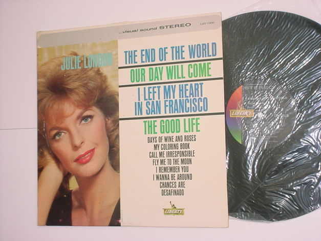 Julie London the end of the world lp record LIBERTY LST...