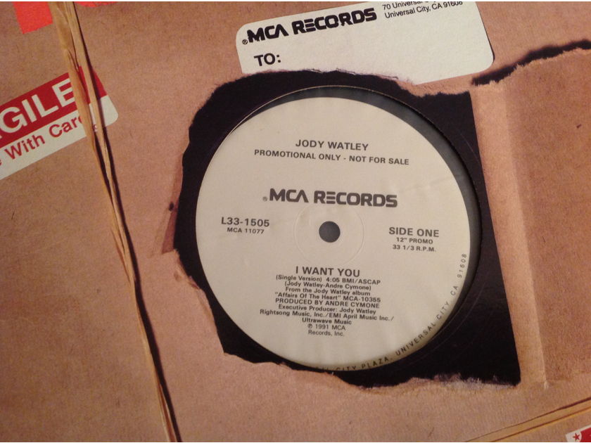 Jody Watley I Want You MCA Records Promo 12 Inch Single