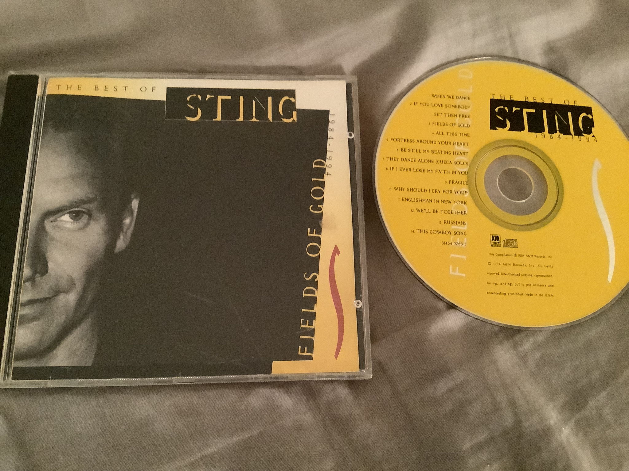 Sting  Fields Of Gold The Best Of Sting 1984-1994