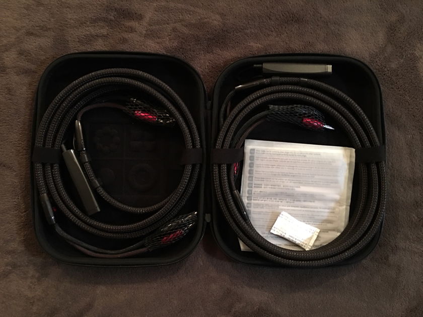 AudioQuest  AudioQuest 8' Pair Castlerock Speaker Cables Excellent Condition! 699.00