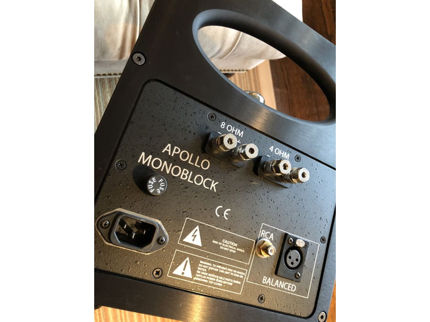 Rogue Audio Apollo Dark Tube Monoblocks with Custom Mapleshade Plinths
