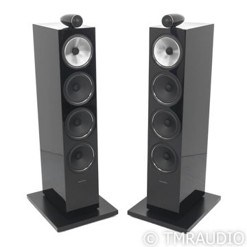 B&W 702 S2 Floorstanding Speakers; Black Pair (63986)