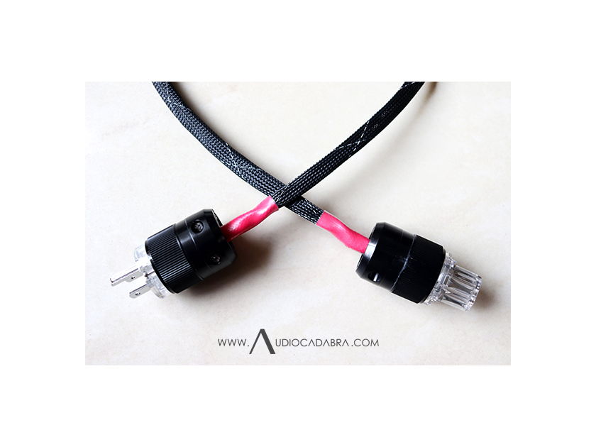 Audiocadabra Maximus™ Handcrafted SuperClear™ AC Power Cords Mkl