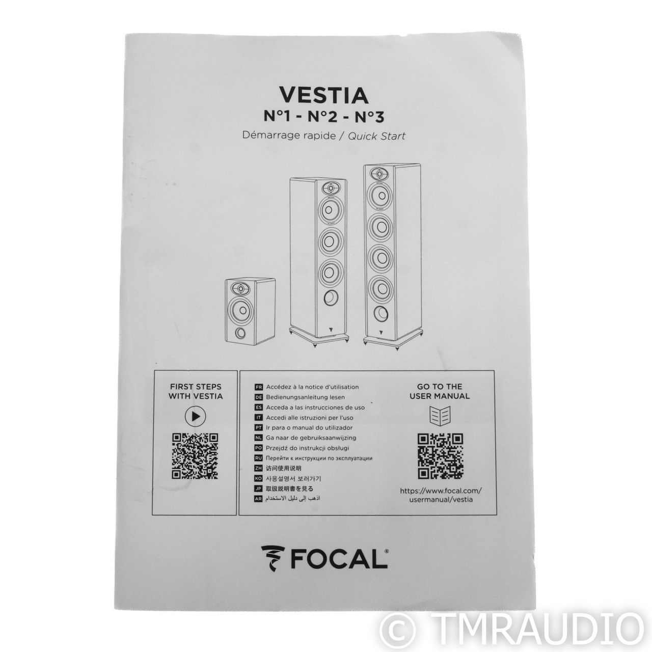 Focal Vestia No. 1 Bookshelf Speakers; Black Pair (Used... 7