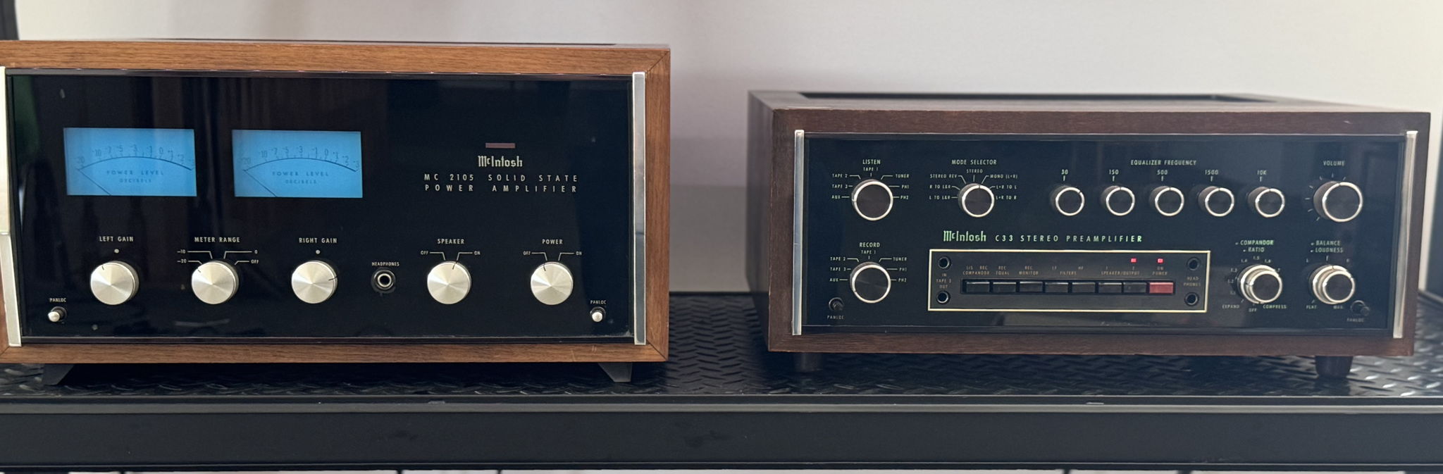 McIntosh MC-2105 AND C33 Preamp! FULLY RESTORED with 1 ...