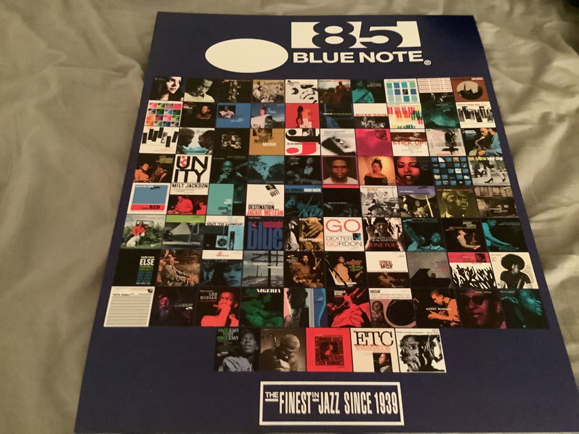 Blue Note Records 85TH Anniversary Poster  Blue Note Records